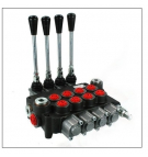 Distribuidor hidráulico de 4 secciones